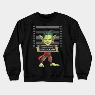 Greyhawk City Watch Mugshot - Male Goblin Crewneck Sweatshirt